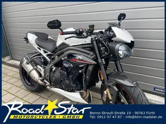triumph speed triple rs - scheckheftgepflegt, zubehör