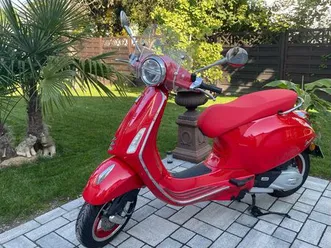 piaggio vespa 125 primavera (red) abs 958km première main