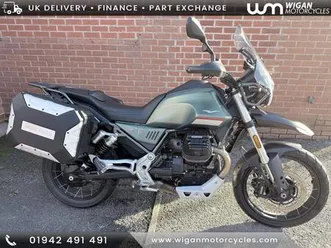 moto guzzi v85 tt panniers, heated grips, touring screen 853 cc