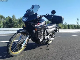 yamaha cafe racer azul impecável