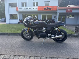 triumph thruxton 1200 rs, retro, occasion, chf 11'990.-