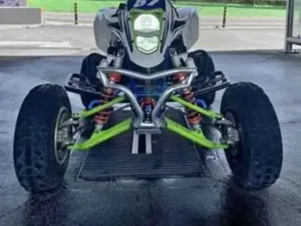 moto 4 suzuki ltz 400 alvarelhos e guidões