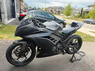 2014 kawasaki ninja 300 track bike