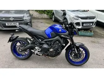 2018 yamaha mt-09 mt-09 abs (17my) 2 owners fsh red key black widow exhaust stunning. tourer petr...