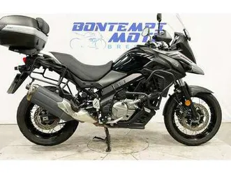 suzuki v-strom 650 2017 + baule nero