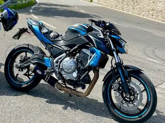 kawasaki z650 | viele umbauten (1.500€) & blau foliert