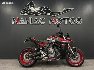 suzuki gsx-8s team sert + support de plaque court + garantie 5 ans