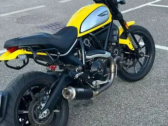 ducati scrambler icon giallo