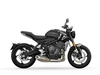 2023 triumph trident 660 matte jet black / matte silver ice