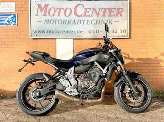 yamaha mt-07 abs -- inspektion + reifen neu, extras --