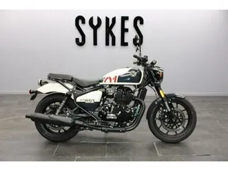 brand new - royal enfield shotgun 650 - stencil white