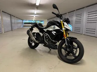bmw g310r in schwarz/ weiß