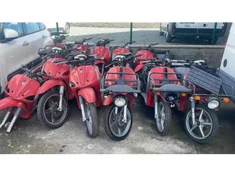 ② partij piaggio liberty ptt - 50 cc - 12 stuks - voor opmaak