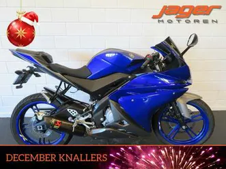 yamaha yzf-r125 abs yzf125 akra a1 topper blauw