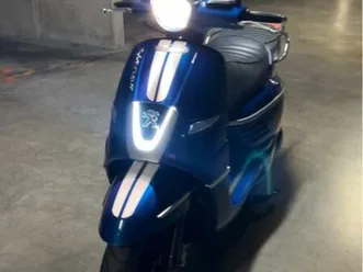 scooter peugeot django 125i + casque + gants + cadenas