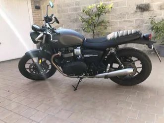 triumph street twin grigio