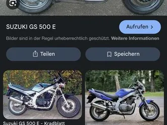 suzuki gs500 seltene farbe grün/ blau/ schwarz