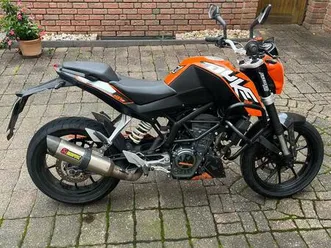 ktm duke 125 *akrapovic sportauspuff*