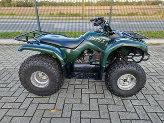yamaha yfm 125 gs grizzly quad atv + helm