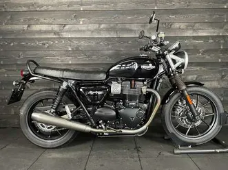 triumph street twin 900 abs zwart