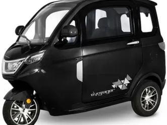 skuter zabudowany elektryczny trójkolowy evoyager bn 712 motorower czarny
