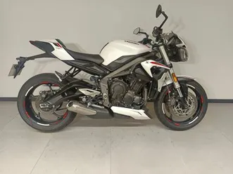 triumph street triple 660 s a2 2023 660 cm3 | moto roadster | 12 000 km | blanc | 66330 cabestany