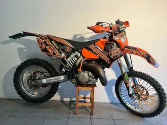ktm 125 exc enduro 2004 arancione