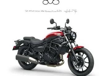 kawasaki eliminator 500 . rosso