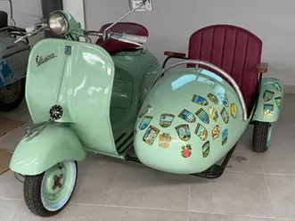 vespa - manillar de tubo con sidecar