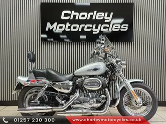 harley-davidson sportster xl1200 c custom sporster low rate finance uk delivery 1202 cc