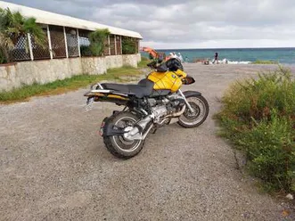 bmw r 1150 gs giallo