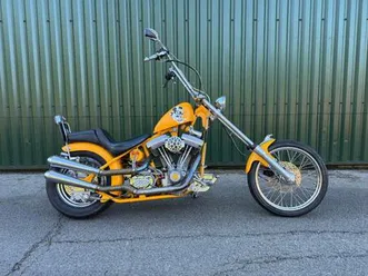 harley davidson chopper evo 1340 cc custom built by kooter brown 1800 miles