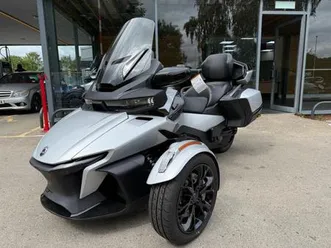 2025 can-am spyder rt limited 1330 cc 6 speed semiauto trike hyper silver