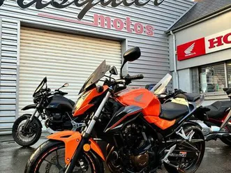cb 500 f - orange - 36640 km - 09/17 - compatible permis a2
