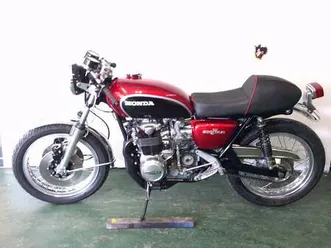 1973 l-reg honda cb550 conversion dresda finished in red and black metallic