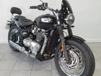 triumph bonneville speedmaster 1200 - 4166 miles, triumph comfort seat + more!