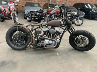 harley-davidson 883 custom bobber hardtail stunning bike
