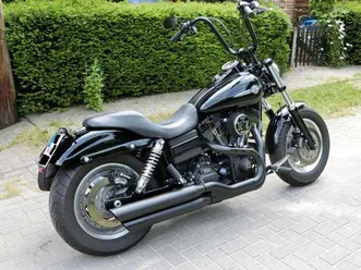 harley-davidson fat bob-umbau liebevoll gepflegt