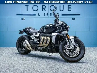 2023 triumph rocket 3r rare chrome ltd edition - 357 miles - ixil exhaust -