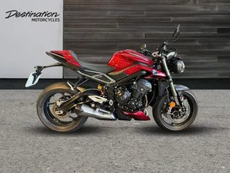 2025 triumph street triple 765 rs premium colour petrol red 6 speed