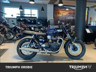 triumph bonneville t100 stealth edition blu/azzurro