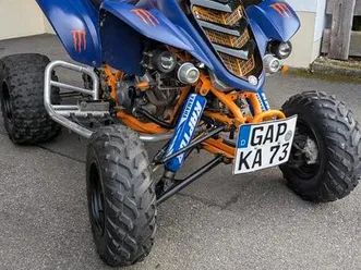 yamaha quad raptor 660, als zugfahrzeug zugelassen