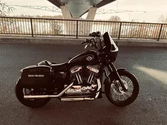 harley davidson sportster xl 1200 c - einzigartiger custom-tourer