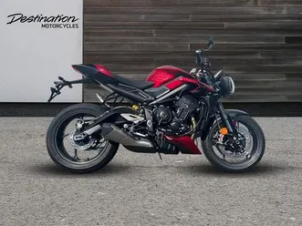 2025 triumph street triple 765 rs premium colour petrol red 6 speed