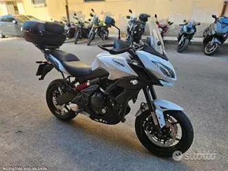 kawasaki versys 650 white bauletto - 2015