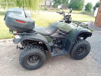 quad kymco mxu 500 green line