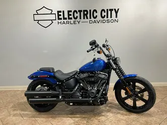 2024 harley-davidson® street bob® 114 blue burst fxbbs