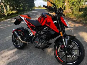 ktm 125 duke abs arancione