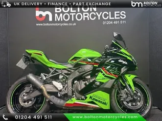 kawasaki zx4rr motorcycle green