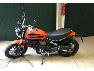 ducati scrambler 400 sixty2 arancione